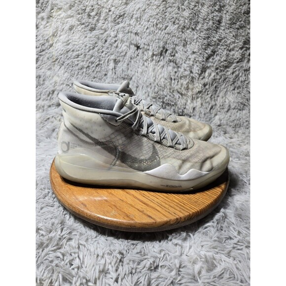 Nike Zoom KD 12 EU 47.5 Wolf Grey Men Size 13 Low Top Basketball Shoe CK1195-101 - Picture 1 of 11